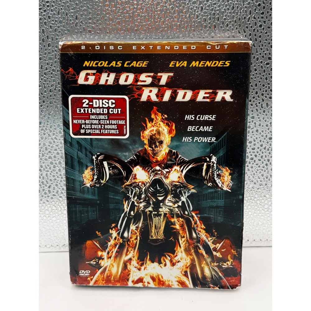 Ghost Rider Extended Cut‎ DVD Nicolas Cage Eva Mendes 2-Disc